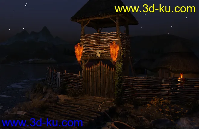 A Celtic Crannog on Lough Ea模型的图片11