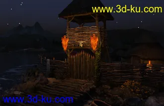 3D打印模型A Celtic Crannog on Lough Ea的图片
