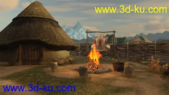 3D打印模型A Celtic Crannog on Lough Ea的图片