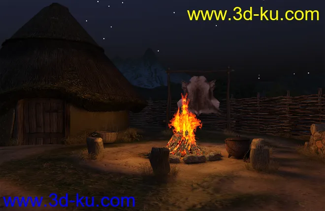 A Celtic Crannog on Lough Ea模型的图片13