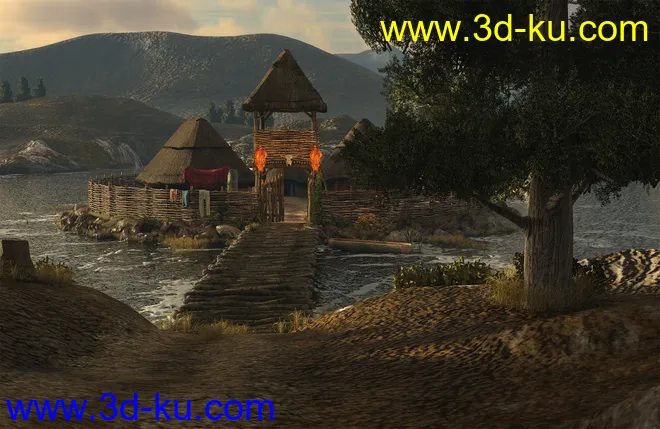 A Celtic Crannog on Lough Ea模型的图片14