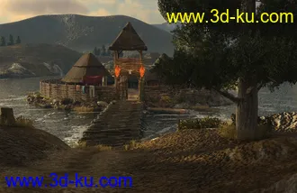 3D打印模型A Celtic Crannog on Lough Ea的图片