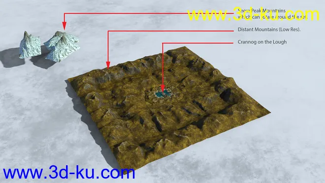 A Celtic Crannog on Lough Ea模型的图片15