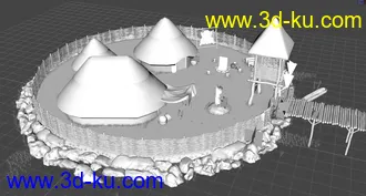 3D打印模型A Celtic Crannog on Lough Ea的图片
