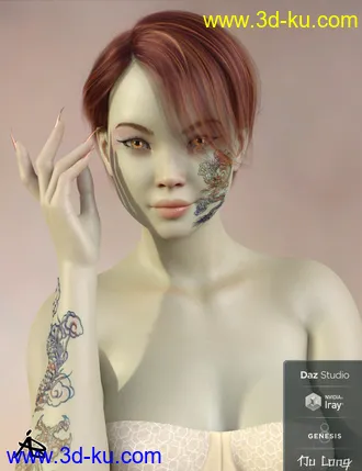 3D打印模型AB Nu Long for Genesis 8 Female的图片