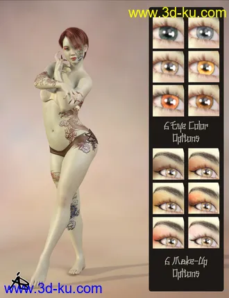 3D打印模型AB Nu Long for Genesis 8 Female的图片