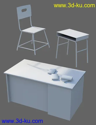 3D打印模型Abandoned Classroom的图片