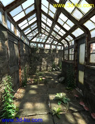 3D打印模型Abandoned Greenhouse的图片