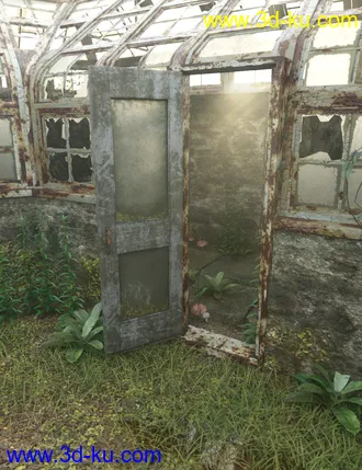 3D打印模型Abandoned Greenhouse的图片