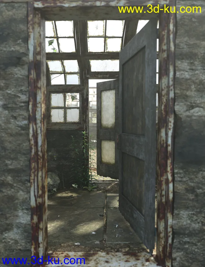 Abandoned Greenhouse模型的图片5