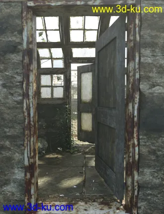 3D打印模型Abandoned Greenhouse的图片