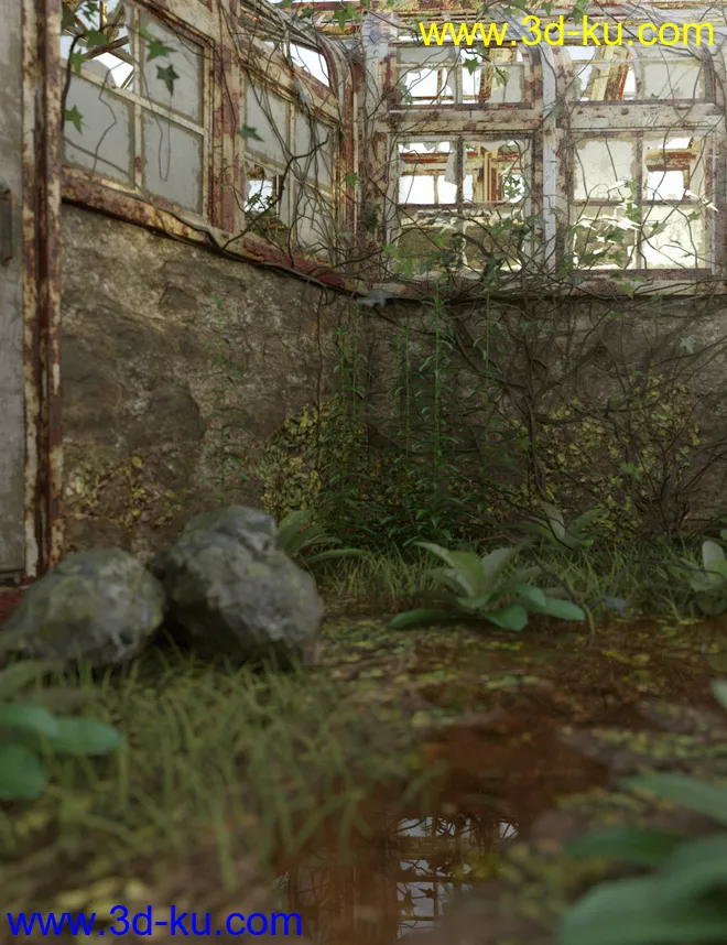 Abandoned Greenhouse模型的图片6