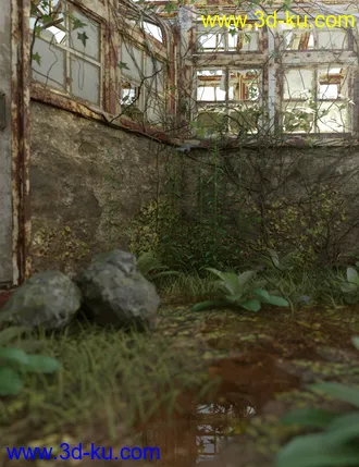 3D打印模型Abandoned Greenhouse的图片