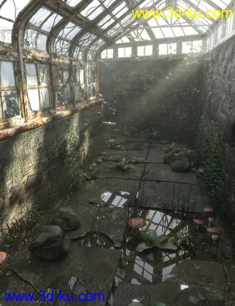 3D打印模型Abandoned Greenhouse的图片