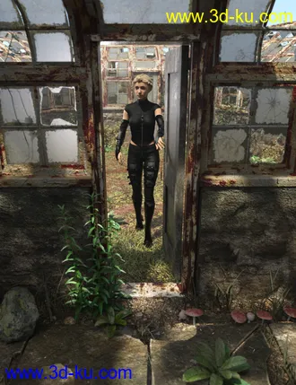 3D打印模型Abandoned Greenhouse的图片