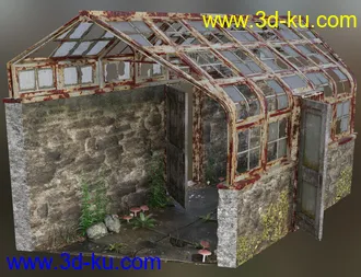 3D打印模型Abandoned Greenhouse的图片