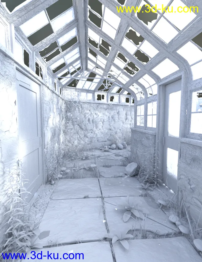 Abandoned Greenhouse模型的图片13