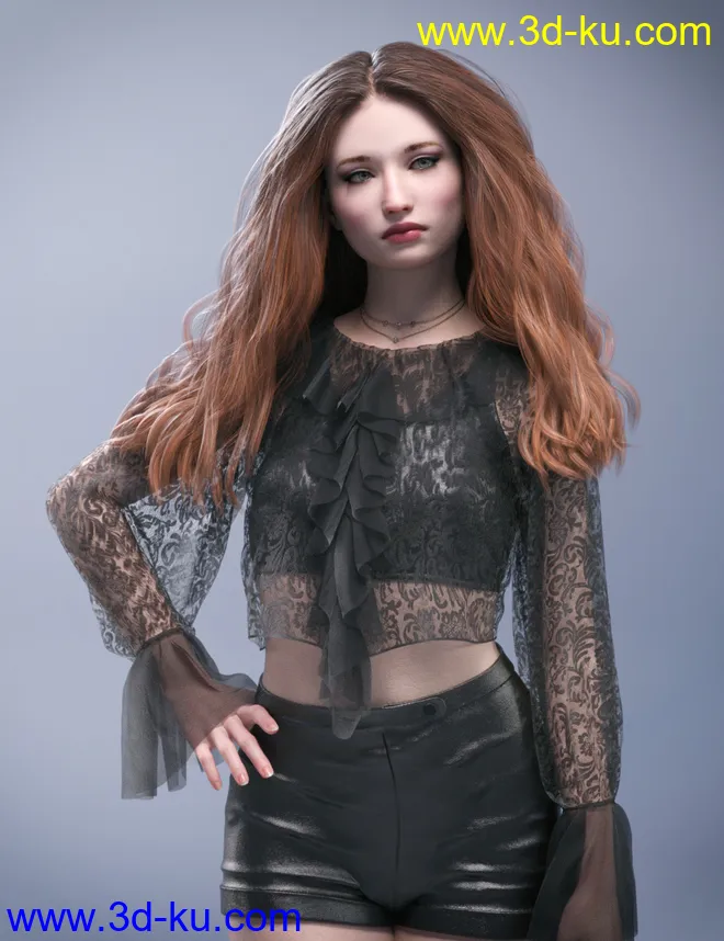 Abigail HD for Genesis 8 Female模型的图片4