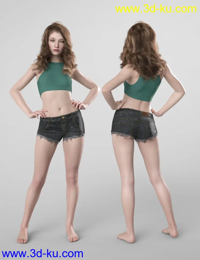 Abigail HD for Genesis 8 Female模型的图片6