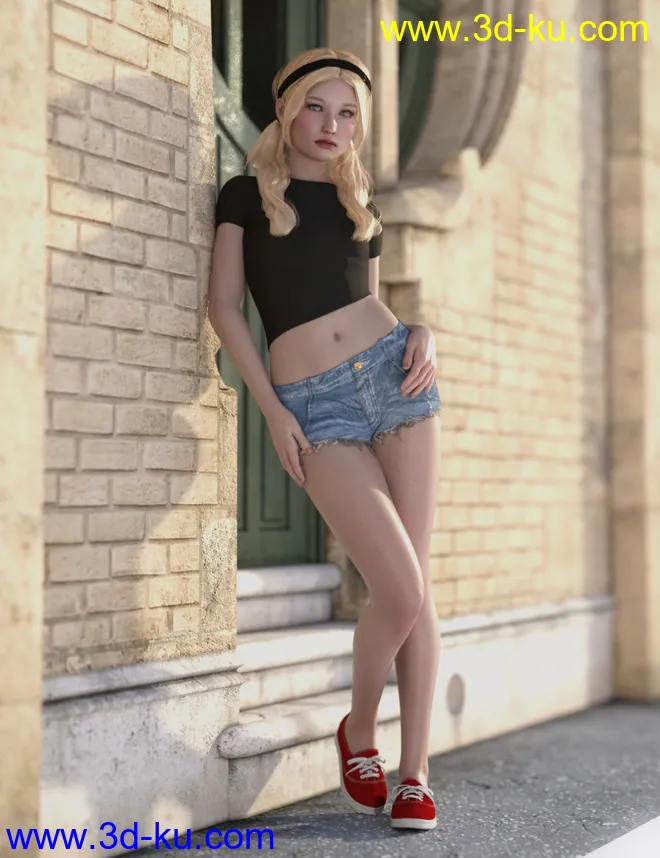 Abigail HD for Genesis 8 Female模型的图片8