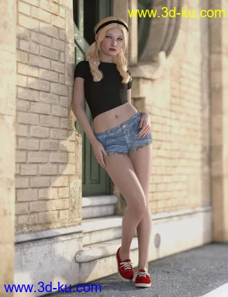 3D打印模型Abigail HD for Genesis 8 Female的图片