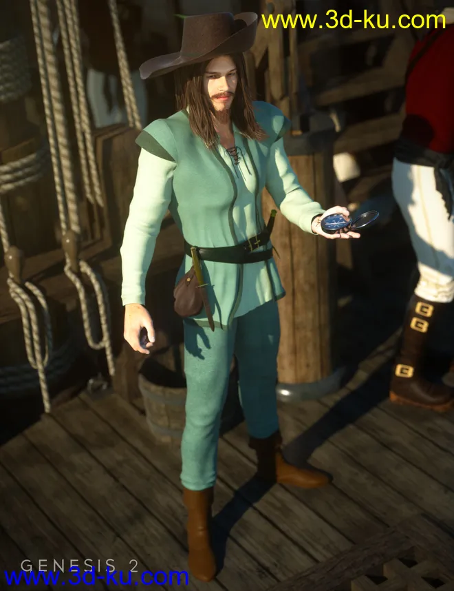 Adventurer for Genesis 2 Male(s)模型的图片2