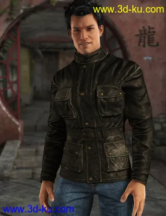 3D打印模型Adventure’s Jacket for Genesis 2 Male(s)的图片