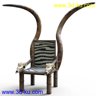 3D打印模型African Thone for Daz Studio的图片