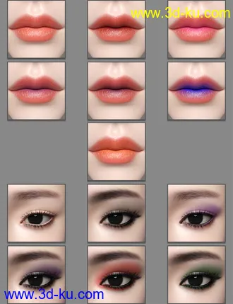 3D打印模型Aillee Character And Hair for Genesis 8 Female的图片