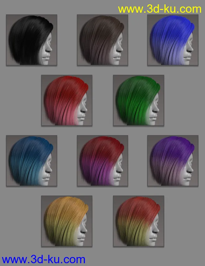 Aillee Character And Hair for Genesis 8 Female模型的图片13