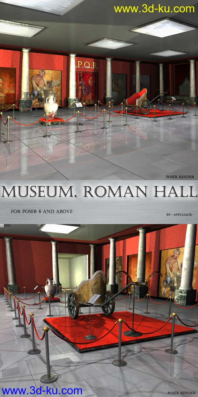 AJ Museum. Roman Hall模型的图片1