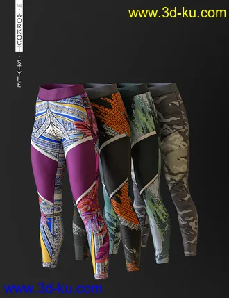 3D打印模型AJC Workout Style Outfit and Dumbbells for Genesis 8 Female(s)的图片