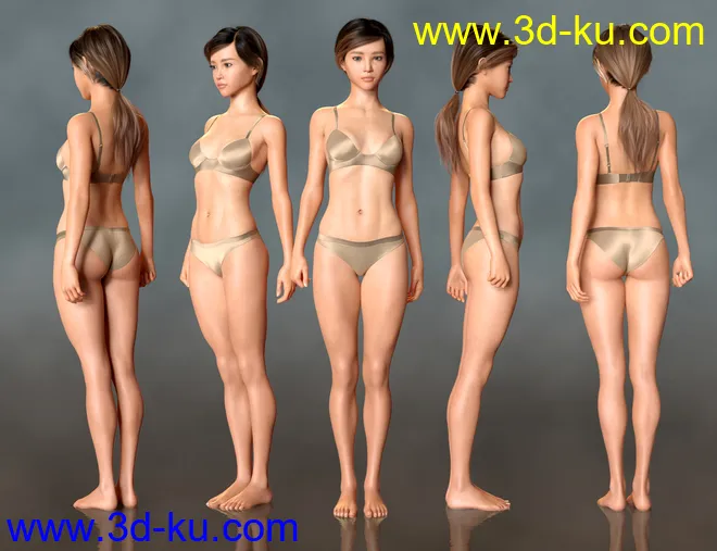 Akari HD for Genesis 8 Female模型的图片4