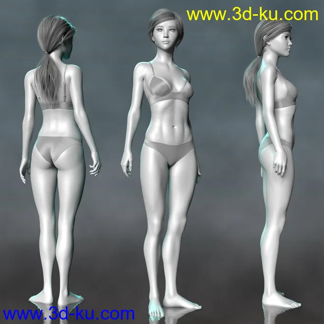 Akari HD for Genesis 8 Female模型的图片5