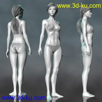 3D打印模型Akari HD for Genesis 8 Female的图片