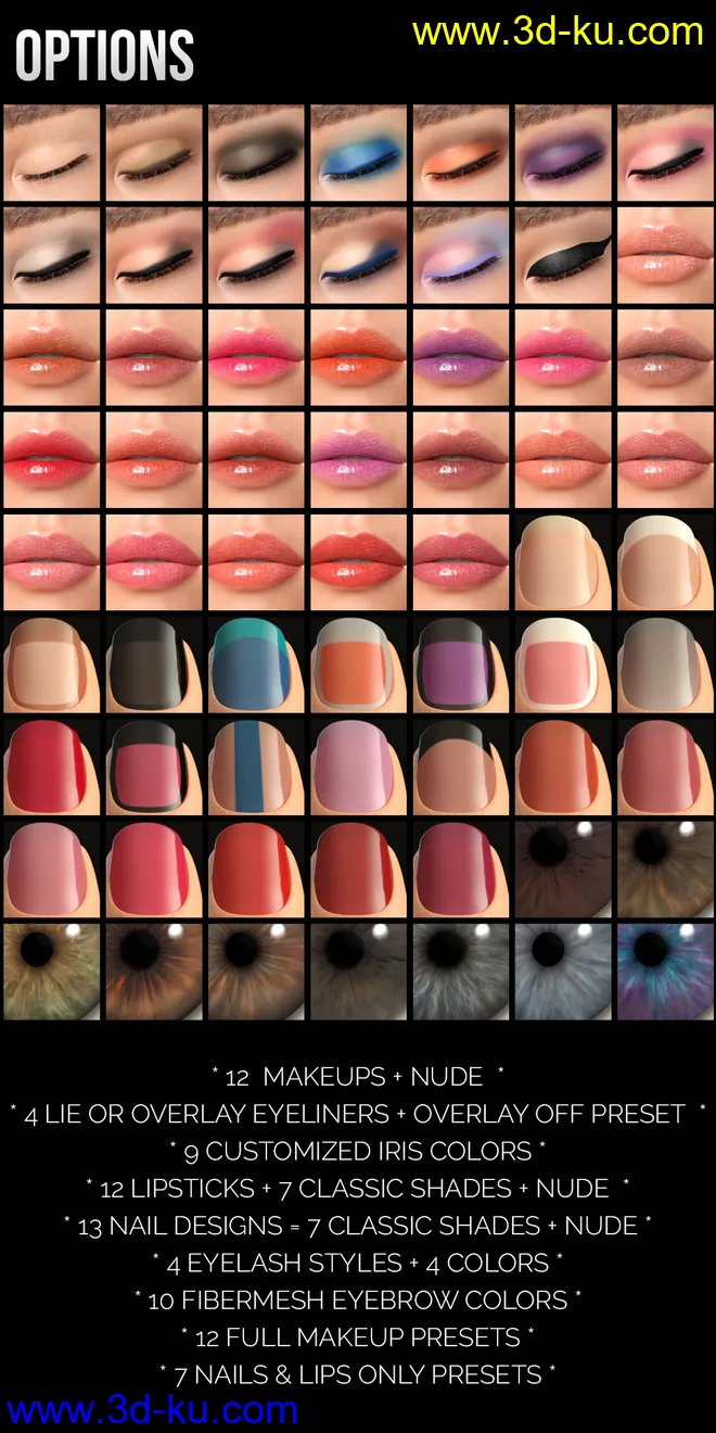 Akari HD for Genesis 8 Female模型的图片7