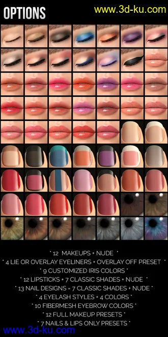 3D打印模型Akari HD for Genesis 8 Female的图片