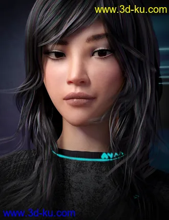 3D打印模型Akari HD for Genesis 8 Female的图片