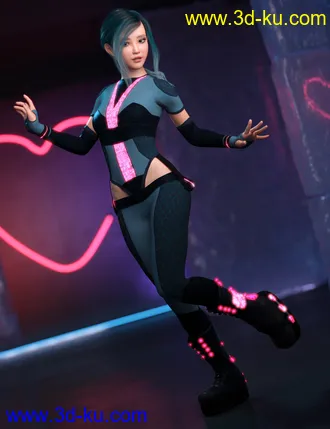 3D打印模型Akari HD for Genesis 8 Female的图片