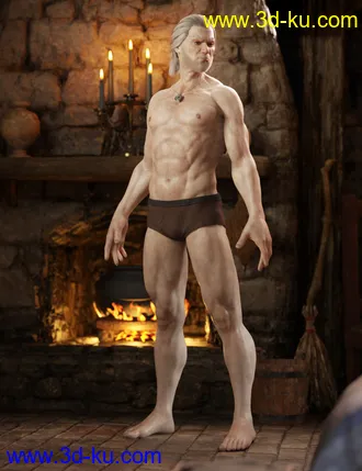 3D打印模型Albane III for Genesis 8 Male with dForce Hair的图片