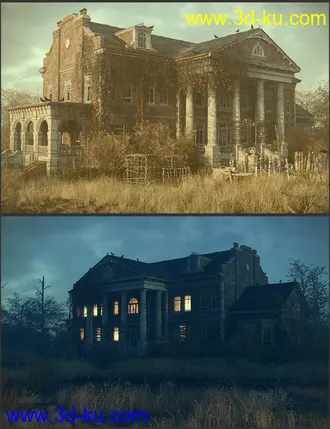3D打印模型Albert Mansion的图片