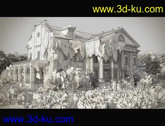 3D打印模型Albert Mansion的图片