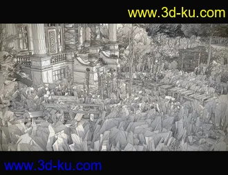 3D打印模型Albert Mansion的图片