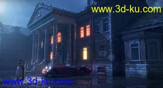 3D打印模型Albert Mansion的图片