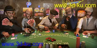 3D打印模型Alchemist Hair & Beard for Genesis 3 and 8 Males的图片