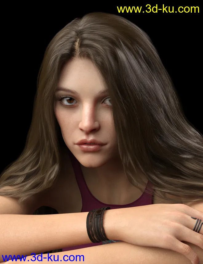 Alexandria HD for Genesis 8 Female模型的图片2