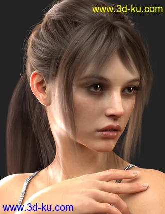 3D打印模型Alexandria HD for Genesis 8 Female的图片