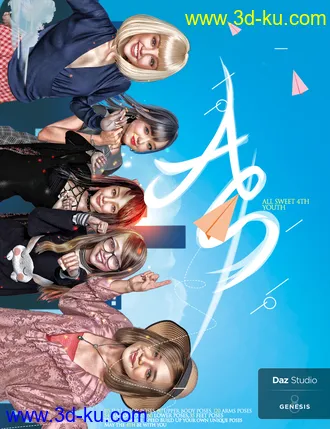 All Sweet Poses 4th Youth Collection模型的图片1