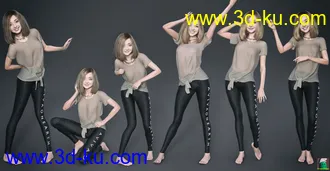 3D打印模型All Sweet Poses 4th Youth Collection的图片