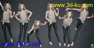 3D打印模型All Sweet Poses 4th Youth Collection的图片
